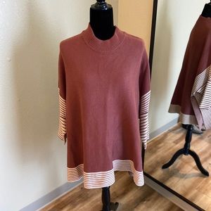 Poncho Style Sweater